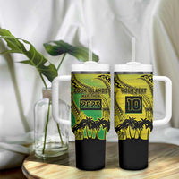 Cook Islands Marathon 2025-Pursuit in Paradise Tumbler With Handle Special Edition