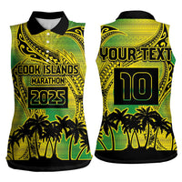 Cook Islands Marathon 2025-Pursuit in Paradise Women Sleeveless Polo Shirt Special Edition LT03 - Polynesian Pride