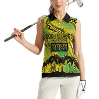 Cook Islands Marathon 2025-Pursuit in Paradise Women Sleeveless Polo Shirt Special Edition LT03 - Polynesian Pride