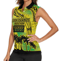 Cook Islands Marathon 2025-Pursuit in Paradise Women Sleeveless Polo Shirt Special Edition LT03 - Polynesian Pride