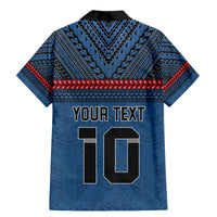 Custom Toa Samoa Rugby Family Matching Mermaid Dress and Hawaiian Shirt Samoan Warrior Ula Fala Tribal Pattern LT03