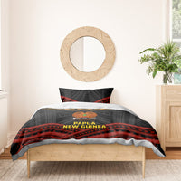 Papua New Guinea Bird-of-Paradise Bedding Set Coat of Arms and Tribal Patterns LT03 - Polynesian Pride
