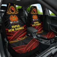Papua New Guinea Bird-of-Paradise Car Seat Cover Coat of Arms and Tribal Patterns