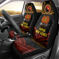 Papua New Guinea Bird-of-Paradise Car Seat Cover Coat of Arms and Tribal Patterns