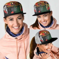 New Zealand and Australia ANZAC Day Mesh Trucker Cap Lest We Forget Indigenous and Maori Pattern