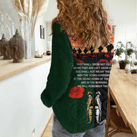 New Zealand and Australia ANZAC Day Women Casual Shirt Lest We Forget Indigenous and Maori Pattern LT03 - Polynesian Pride