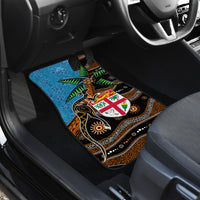 Fiji and Australia Car Mats Fijian and Aboriginal mix Culture