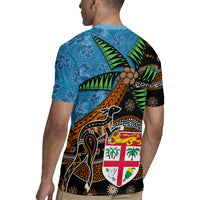 Fiji and Australia Rugby Jersey Fijian and Aboriginal mix Culture
