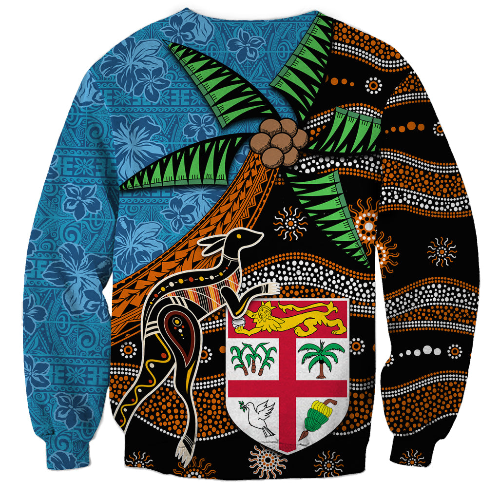 Fiji and Australia Sweatshirt Fijian and Aboriginal mix Culture