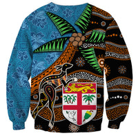 Fiji and Australia Sweatshirt Fijian and Aboriginal mix Culture