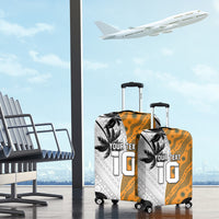 Custom Fiji and Australia Rugby Luggage Cover Tapa Mix Aboriginal Pattern Half Style