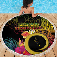 Vanuatu Independence Day Beach Blanket Sand Drawing Melanesian Vibes