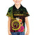 Vanuatu Independence Day Kid Hawaiian Shirt Sand Drawing Melanesian Vibes