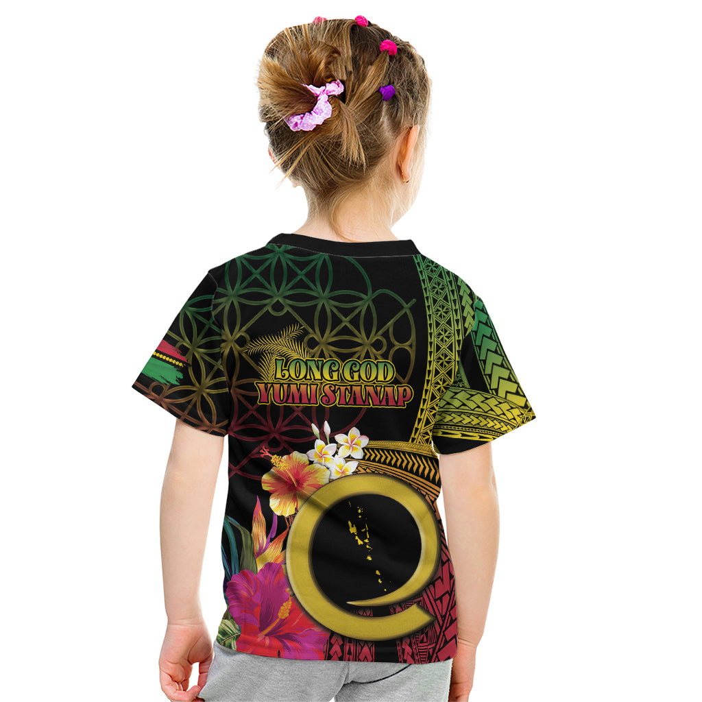 Vanuatu Independence Day Kid T Shirt Sand Drawing Melanesian Vibes