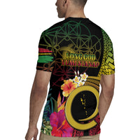 Vanuatu Independence Day Rugby Jersey Sand Drawing Melanesian Vibes