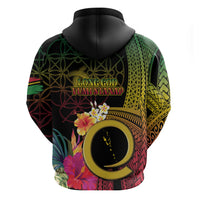 Vanuatu Selebretem 44th Indipendens Dei Hoodie Sand Drawing Melanesian Vibes LT03 - Polynesian Pride