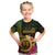 Vanuatu Selebretem 44th Indipendens Dei Kid T Shirt Sand Drawing Melanesian Vibes