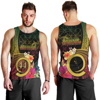 Vanuatu Selebretem 44th Indipendens Dei Men Tank Top Sand Drawing Melanesian Vibes