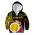 Vanuatu Shefa Day Kid Hoodie Sand Drawing Melanesian