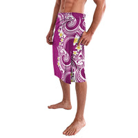 Aloha Polynesian Plumeria Flower Lavalava Pink Color