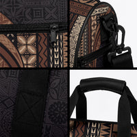 Samoa Siapo Motif and Tapa Pattern Half Style Duffle Bag