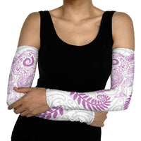 Aotearoa Maori Sea Animals Tribal Arm Sleeves Manta Ray and Shark Moko Pattern Pink Color
