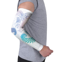 Aotearoa Maori Sea Animals Tribal Arm Sleeves Manta Ray and Shark Moko Pattern Sweet Pastel