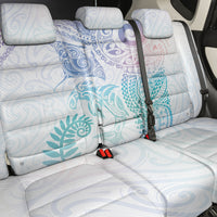 Aotearoa Maori Sea Animals Tribal Back Car Seat Cover Manta Ray and Shark Moko Pattern Sweet Pastel