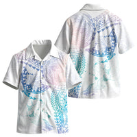Hawaiian Manta Ray Tribal Kid Hawaiian Shirt Polynesian Art Motifs Sweet Pastel LT03 - Polynesian Pride