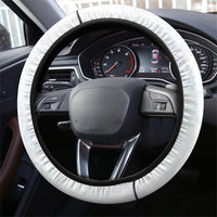 Hawaiian Manta Ray Tribal Steering Wheel Cover Polynesian Art Motifs Sweet Pastel