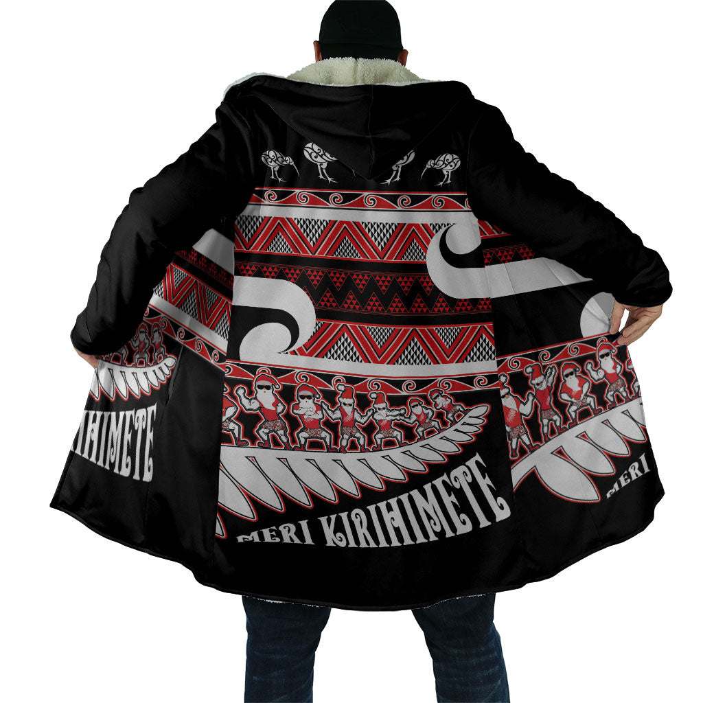 New Zealand Christmas Cloak Funny Santa Claus Haka Dance with Tukutuku