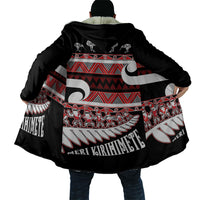 New Zealand Christmas Cloak Funny Santa Claus Haka Dance with Tukutuku