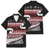 New Zealand Christmas Family Matching Mermaid Dress and Hawaiian Shirt Funny Santa Claus Haka Dance with Tukutuku