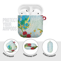 Japanese and Hawaiian Culture Fusion AirPods Case Irezumi with Turtles and Lei Kakau Pattern Fresh Vibe LT03 - Polynesian Pride