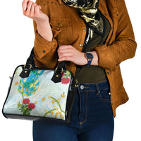 Japanese and Hawaiian Culture Fusion Shoulder Handbag Irezumi with Turtles and Lei Kakau Pattern Fresh Vibe LT03 - Polynesian Pride