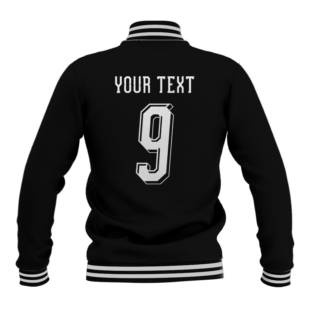 Aotearoa Rugby Custom Baseball Jacket Maori Tribal Motifs Stripes-Sporty Style LT03 - Polynesian Pride