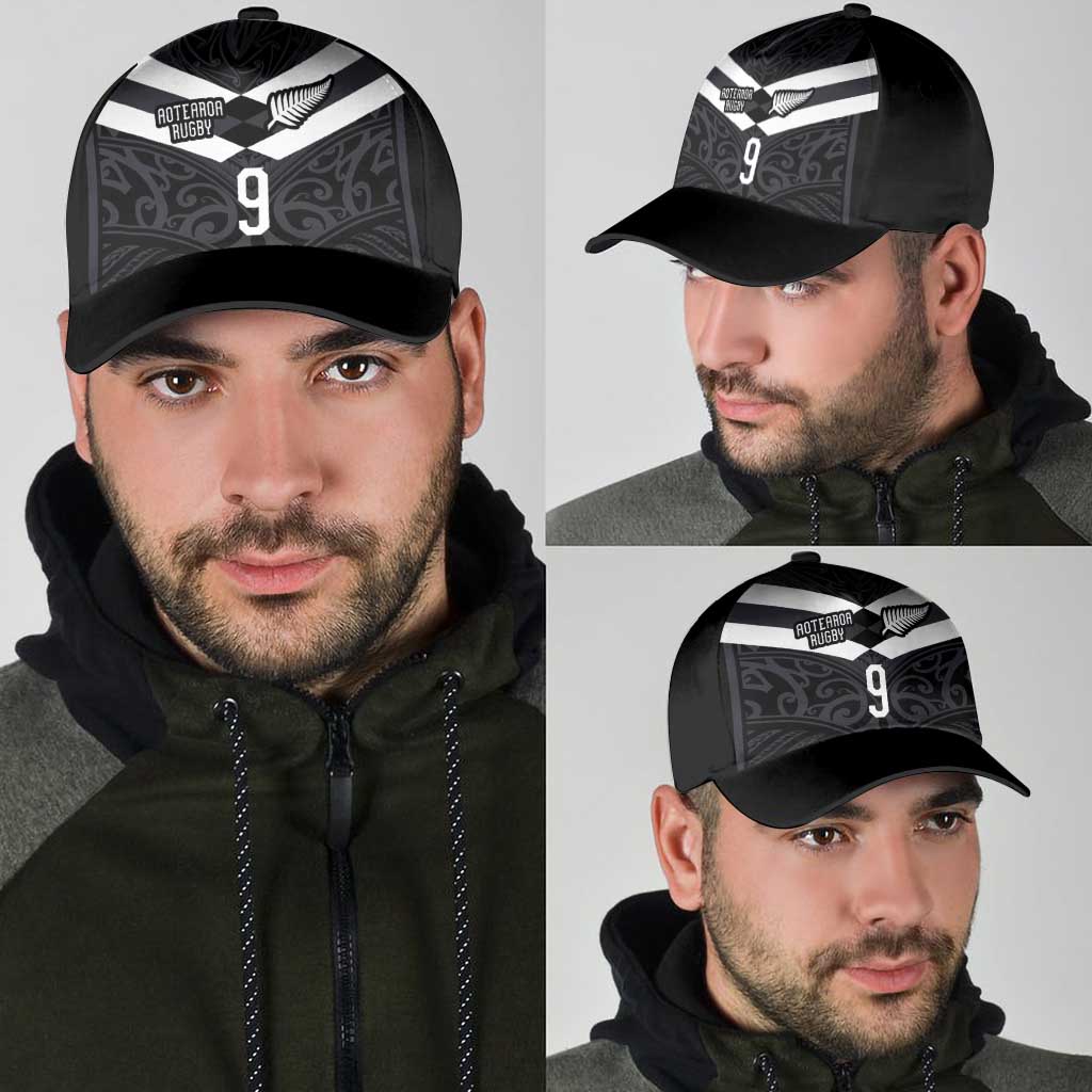 Custom Aotearoa Rugby Classic Cap Maori Tribal Motifs Stripes-Sporty Style LT03 - Polynesian Pride