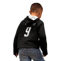 Aotearoa Rugby Custom Kid Hoodie Maori Tribal Motifs Stripes-Sporty Style LT03 - Polynesian Pride