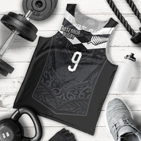 Aotearoa Rugby Custom Men Tank Top Maori Tribal Motifs Stripes-Sporty Style LT03 - Polynesian Pride