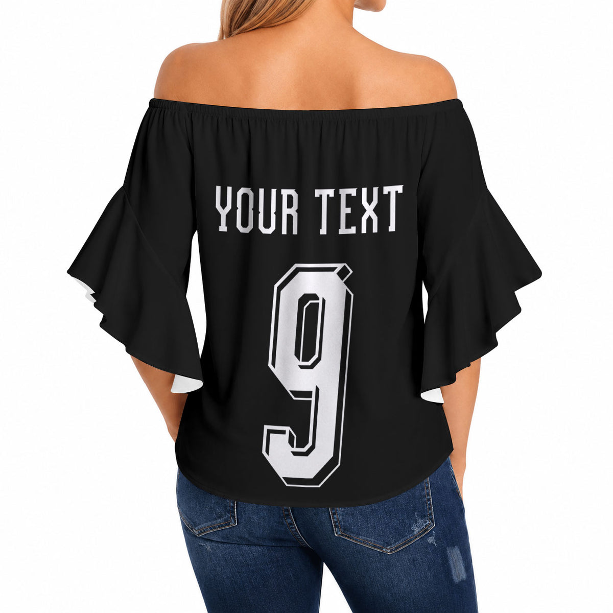 Aotearoa Rugby Custom Off Shoulder Wrap Waist Top Maori Tribal Motifs Stripes-Sporty Style LT03 - Polynesian Pride