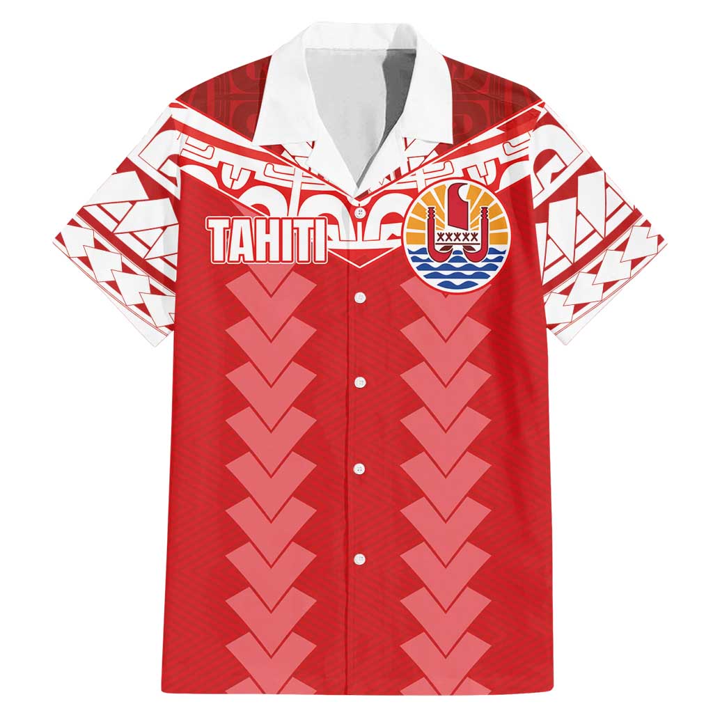 Custom Tahiti Football Polynesian Pattern Family Matching Mermaid Dress and Hawaiian Shirt