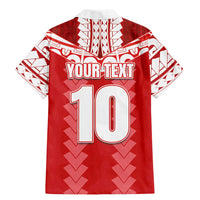 Custom Tahiti Football Polynesian Pattern Family Matching Mermaid Dress and Hawaiian Shirt