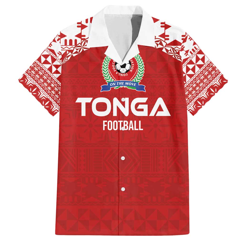 Custom Tonga Football Ngatu Tribal Tattoo Family Matching Off Shoulder Maxi Dress and Hawaiian Shirt
