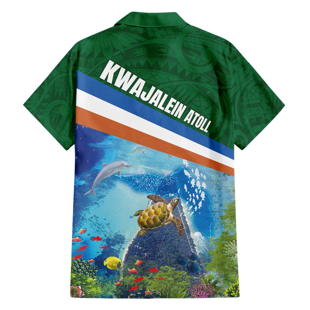 Marshall Islands Kwajalein Atoll Family Matching Tank Maxi Dress and Hawaiian Shirt Polynesian Pattern and Undersea Animals