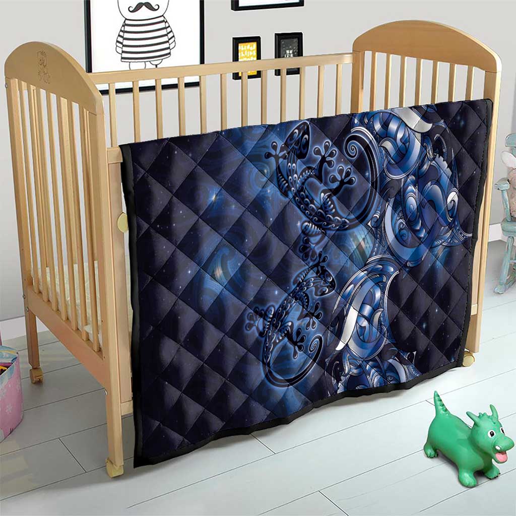 New Zealand Gecko Maori Art Tattoo Quilt Matariki Mode