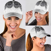 Samoan Traditional Art Tattoos Classic Cap Tatau Tribal Motifs with Ula Nifo White - Polynesian Pride