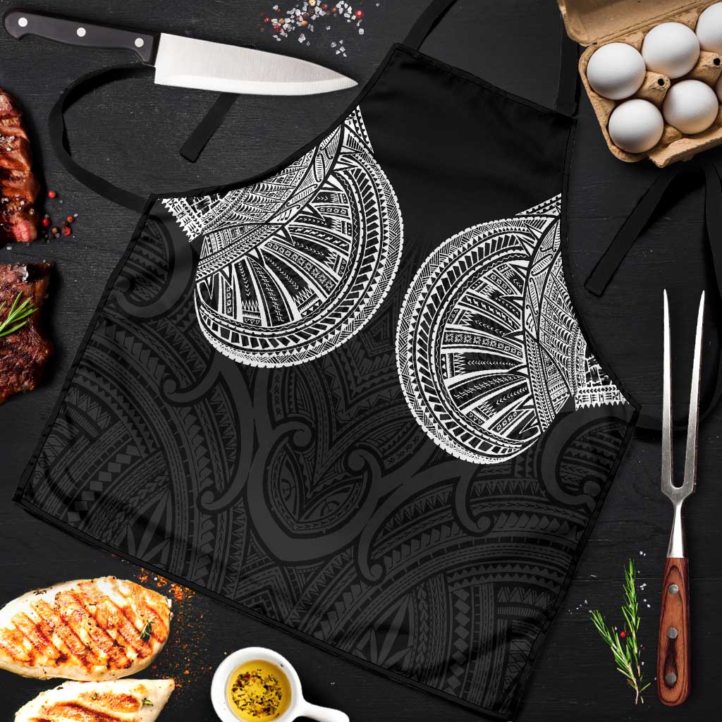 Samoan Traditional Art Tattoos Apron Tatau Roman Reigns Black Color LT03 Black - Polynesian Pride