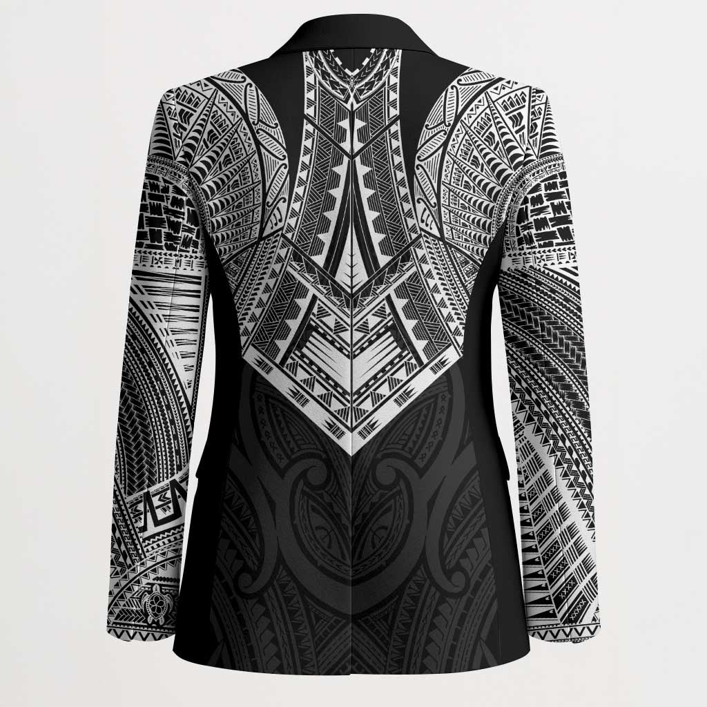 Samoan Traditional Art Tattoos Blazer Tatau Roman Reigns Black Color LT03 - Polynesian Pride