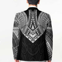 Samoan Traditional Art Tattoos Blazer Tatau Roman Reigns Black Color LT03 - Polynesian Pride