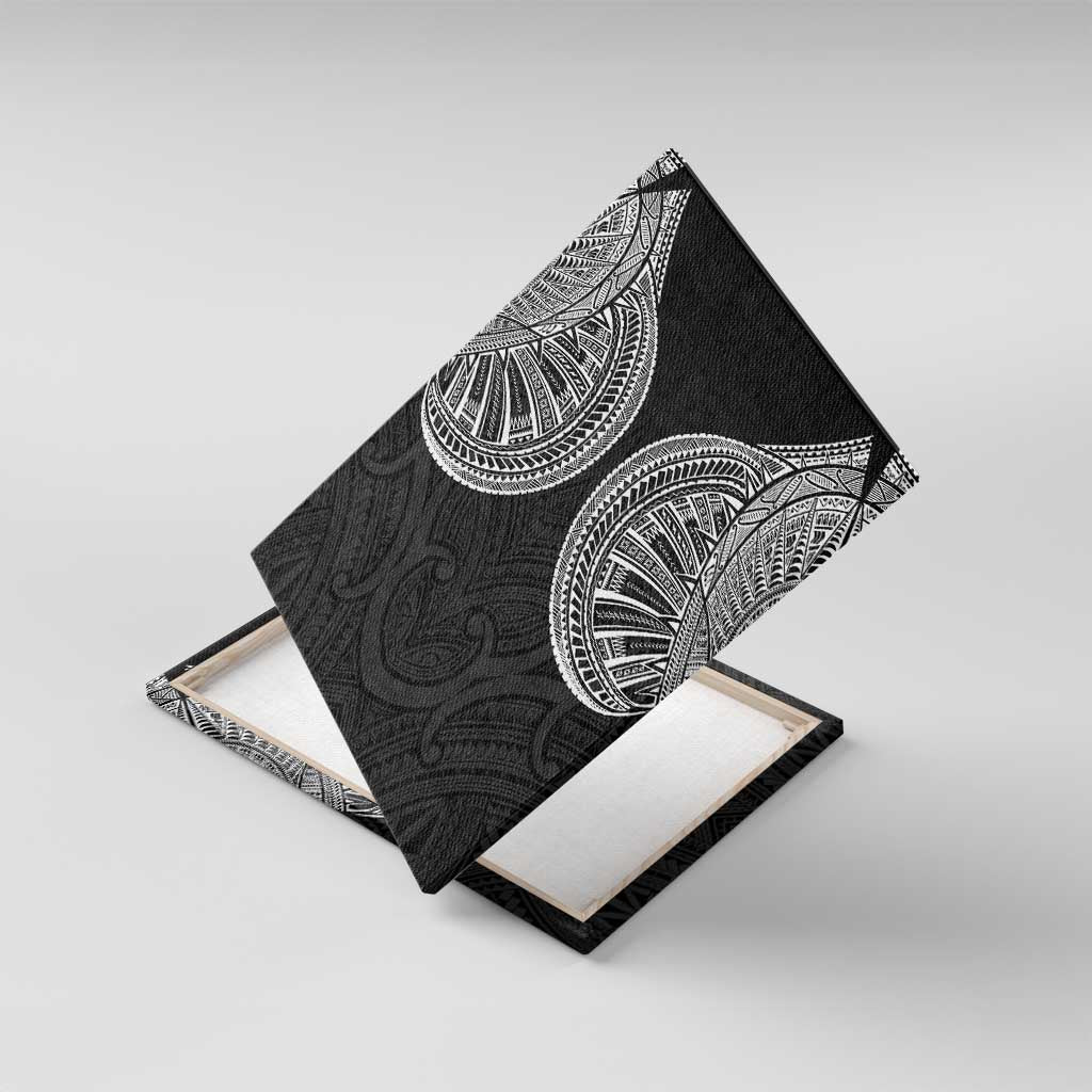 Samoan Traditional Art Tattoos Canvas Wall Art Tatau Roman Reigns Black Color - Polynesian Pride